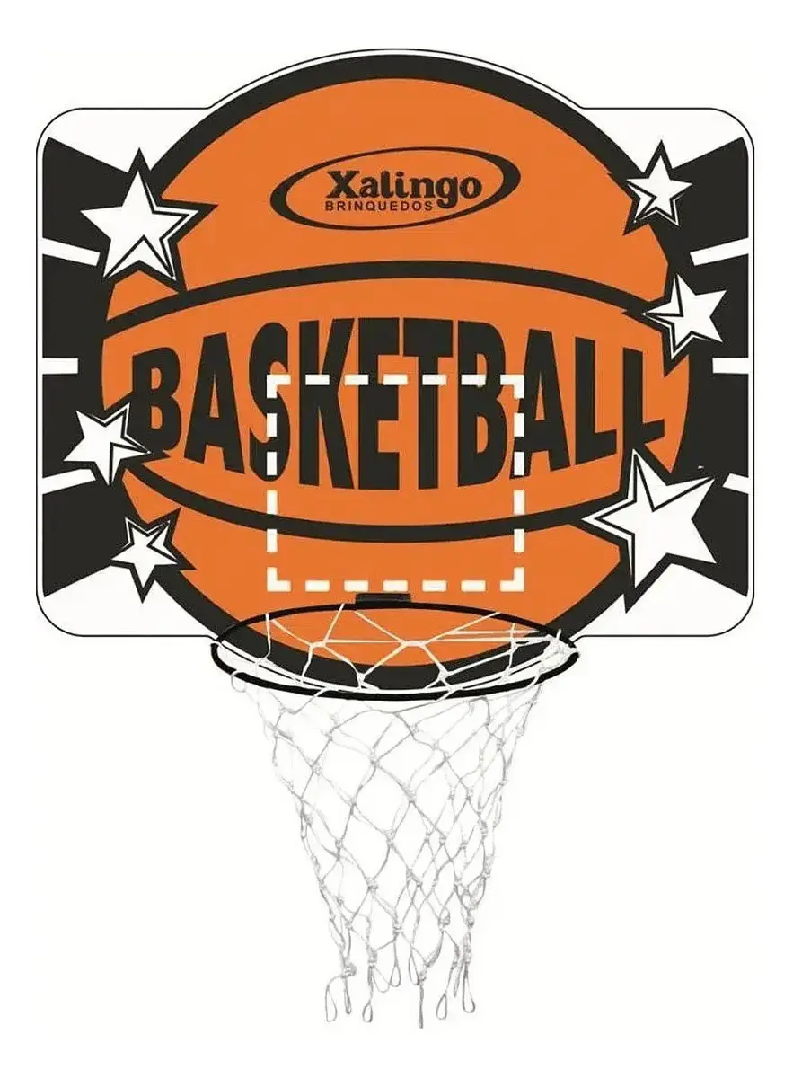 Cesta De Basquete Tabela Madeira Esporte - 1