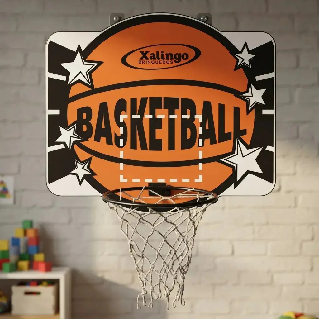 Cesta De Basquete Tabela Madeira Esporte thumbnail 2