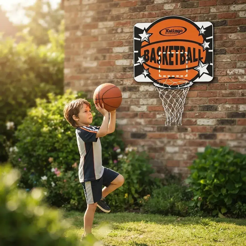Cesta De Basquete Tabela Madeira Esporte thumbnail 3
