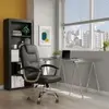 cadeira de escritório presidente giratória breta preta - Preto - 1
