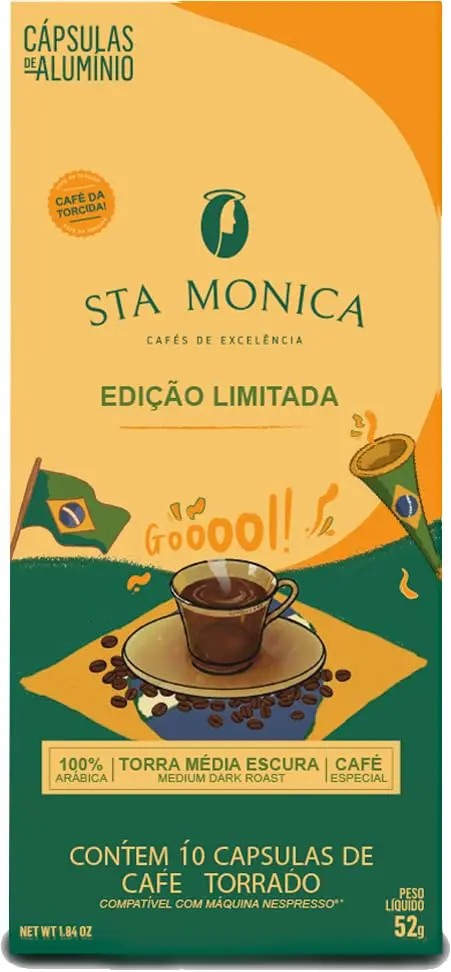 Cápsula de Café Intenso - Edição Limitada Copa 2026 - Display C/10 unidades