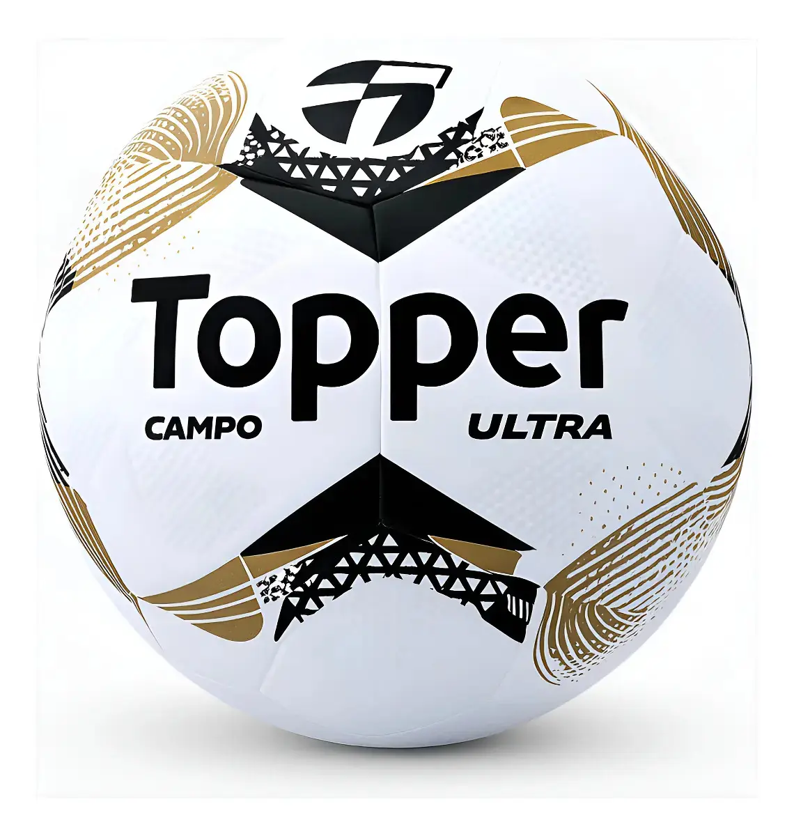 Bola De Futebol De Campo Topper Ultra Dupla Colagem Cor Dourado - 1