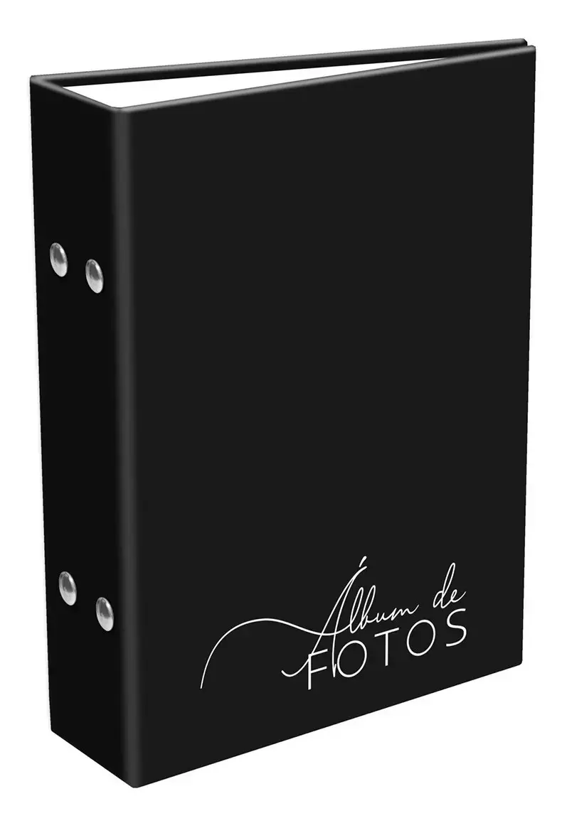 Album Fotográfico 10x15 120 Fotos Vertical 24 Horas Cor Preto-noire Cor