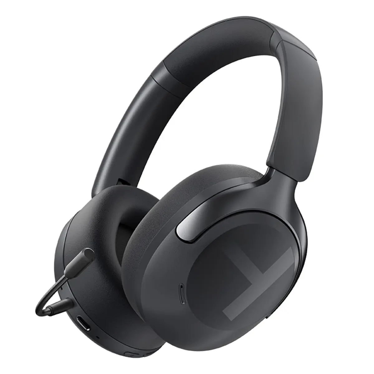 Haylou S40 Fone de Ouvido Bluetooth6, ANC Cancelamento de Ruído Ativo Headphone, Fone Ouvido Sem Fio com Microfone, 90Horas Reprodução Headset Sem Fio Dobráveis