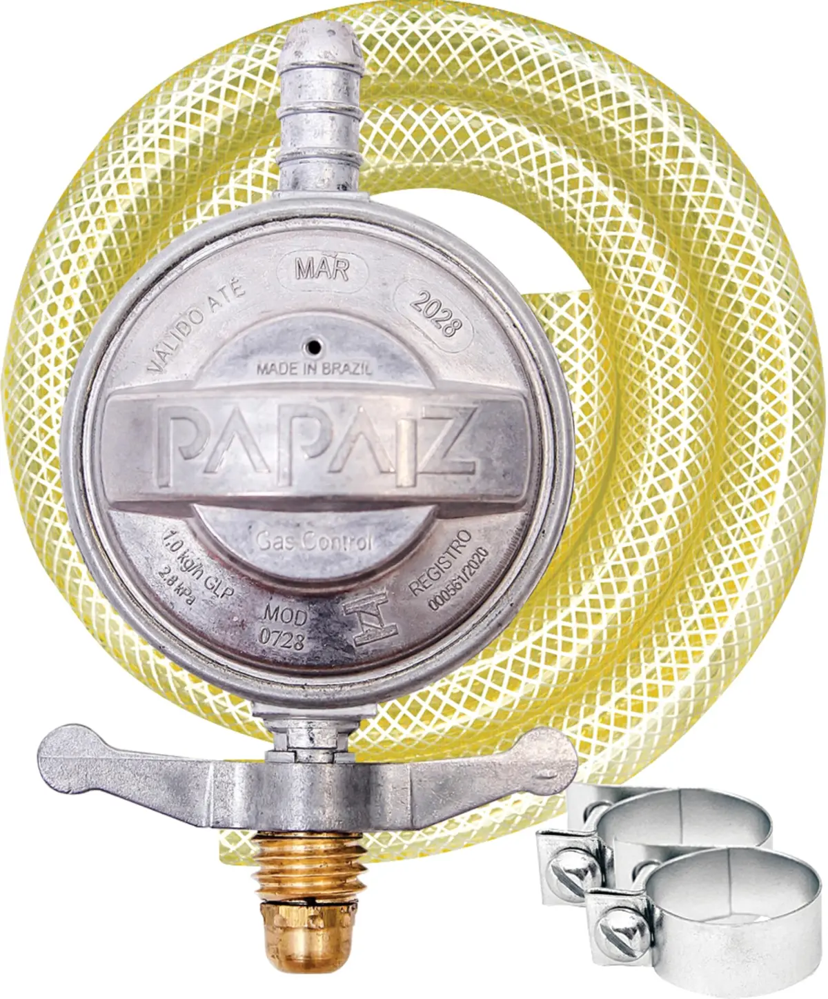 Registro Regulador de Gás Papaiz Gás Control 1kg/h