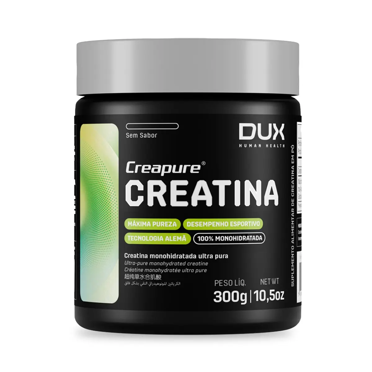 Creatina Monohidratada 100% Creapure Sem Sabor Pote 300g – Dux Human Health - 1