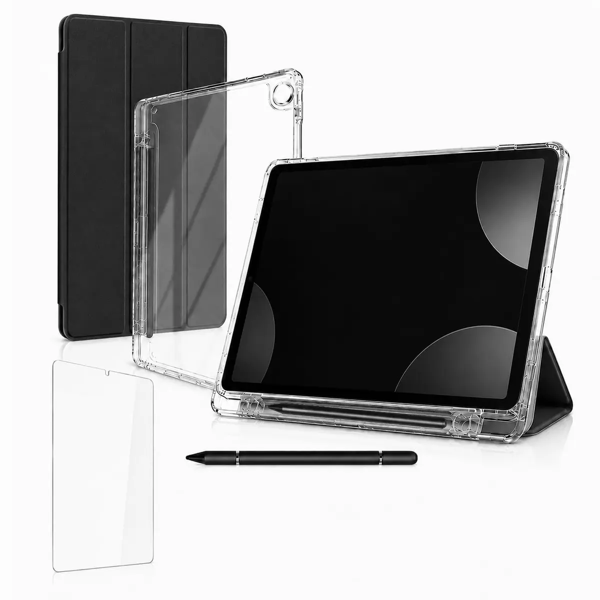 Aplicá vel a Capa Para Tablet Samsung, Pelicula Tablet, Capa Tablet Para Galaxy Tab Galaxy Tab A9 2023(8,7 "), Galaxy Tab A11 2025/2026 (8,7 ") Entrega Película E Caneta (preto)
