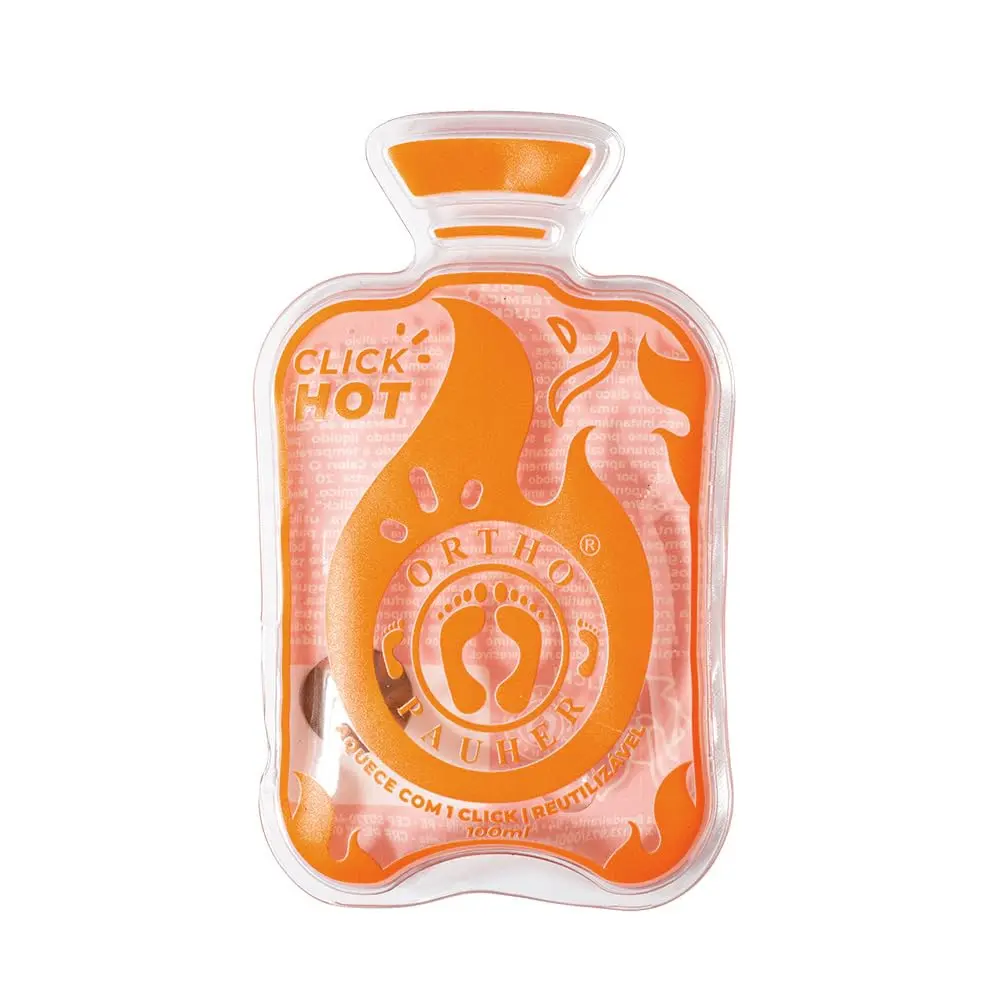 Bolsa Térmica Gel Hot Click Reutilizável Laranja Tamanho único - Ortho Pauher
