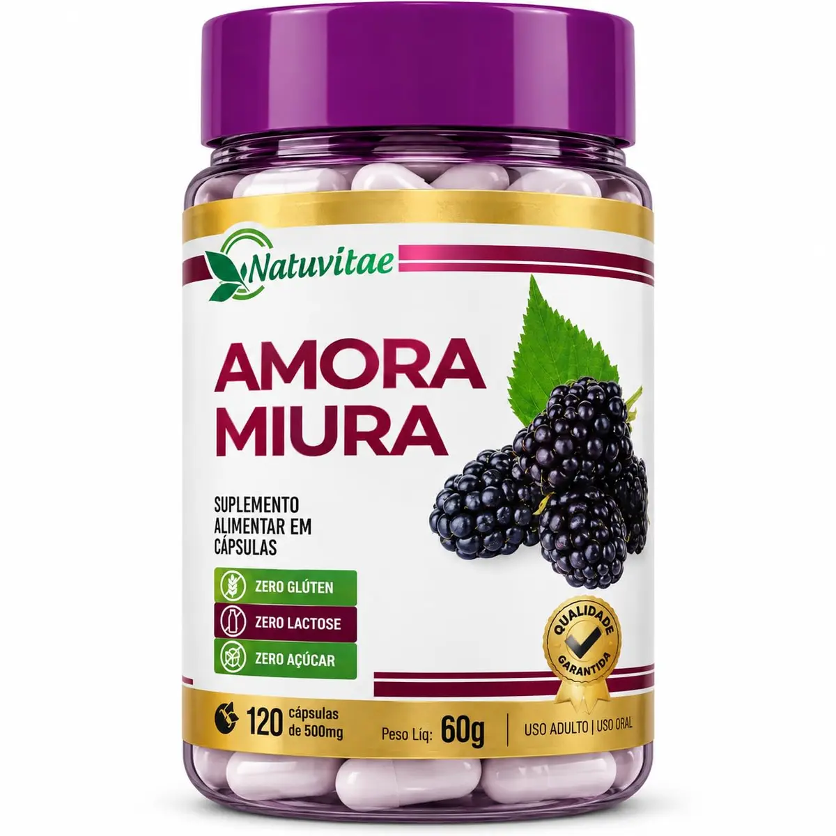 Amora Miura 120 Cápsulas Natuvitae