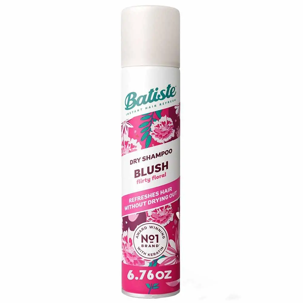 Shampoo a seco Batiste Blush 200ml Remove Oleosidade, Refresca Rápido, Livre de Sulfatos