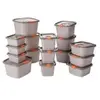 Kit 16 Potes com Tampa Fixa e Trava - 1