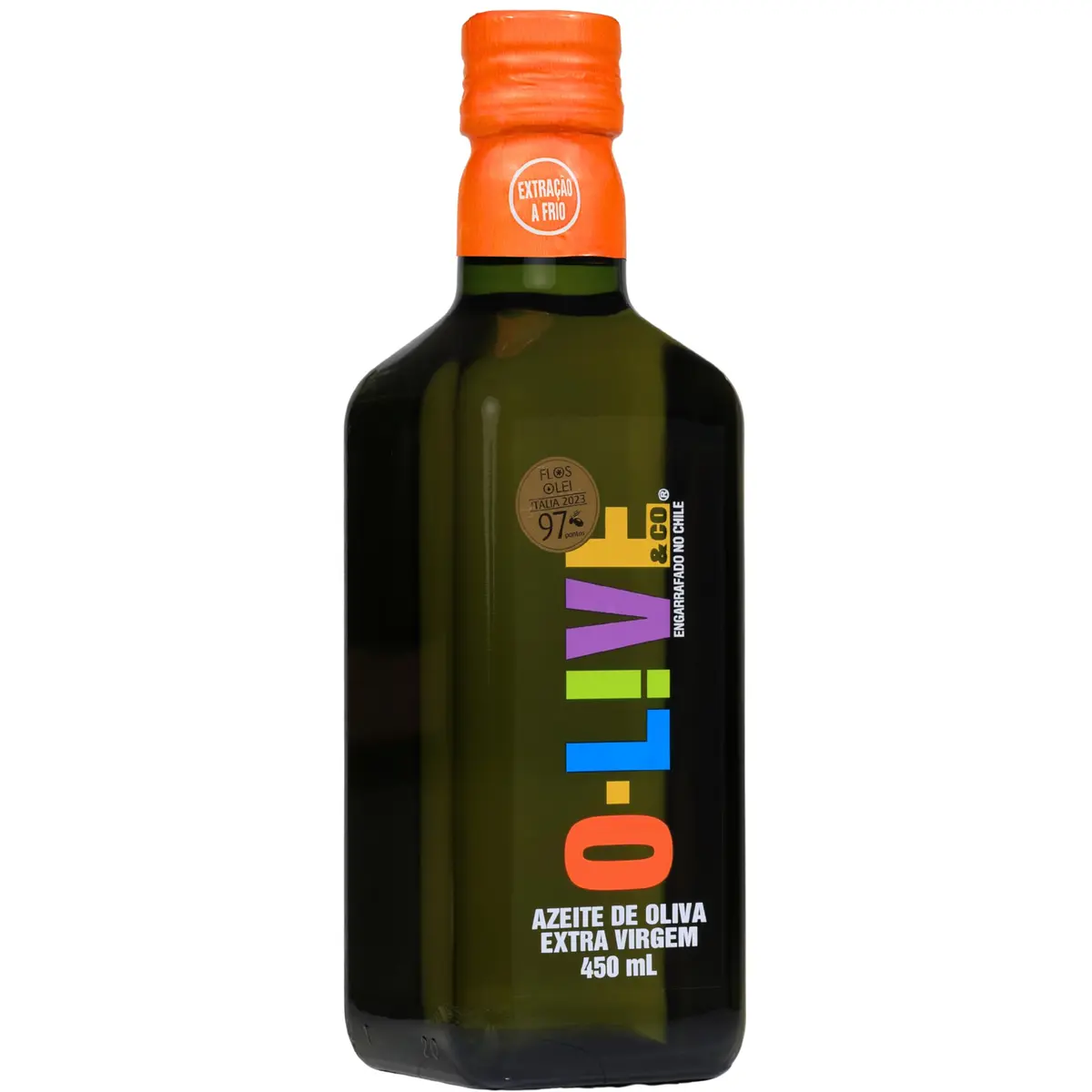 Azeite de oliva extra virgem, O-LIVE & Co, Chileno, vidro, 450ml
