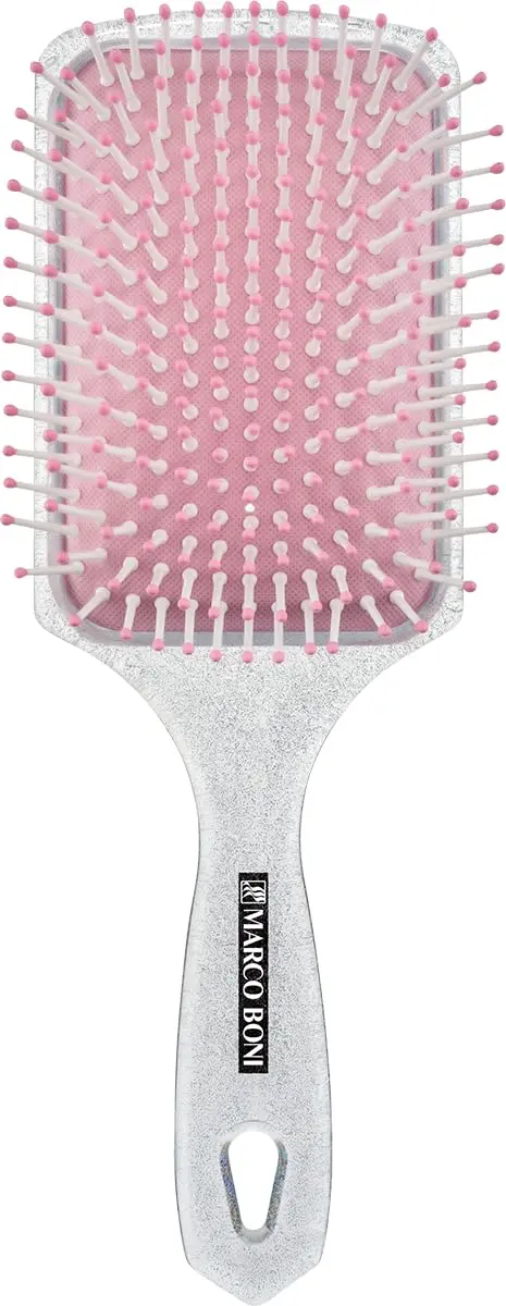 Marco Boni,Escova Raquete Grande Diamond Glitter,Cores Sortidas, 7229, 1 unidade