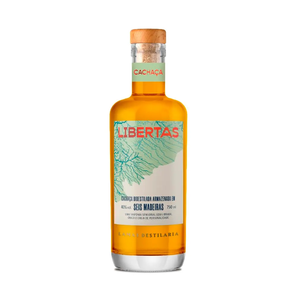 Cachaça Libertas Seis Madeiras 750ml Lamas