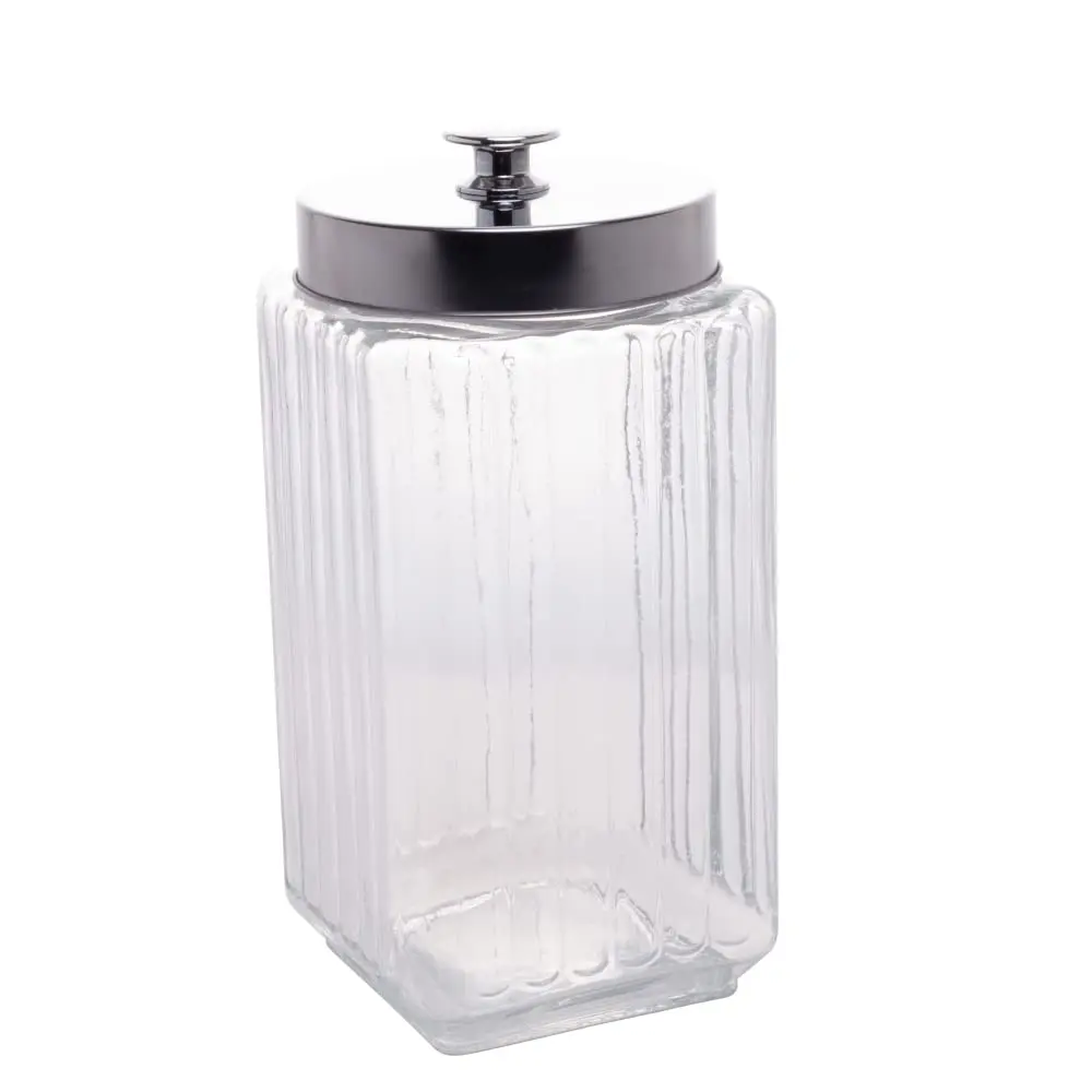 LYOR - Pote de Vidro com Tampa de Metal Vegas 2,3L - 1
