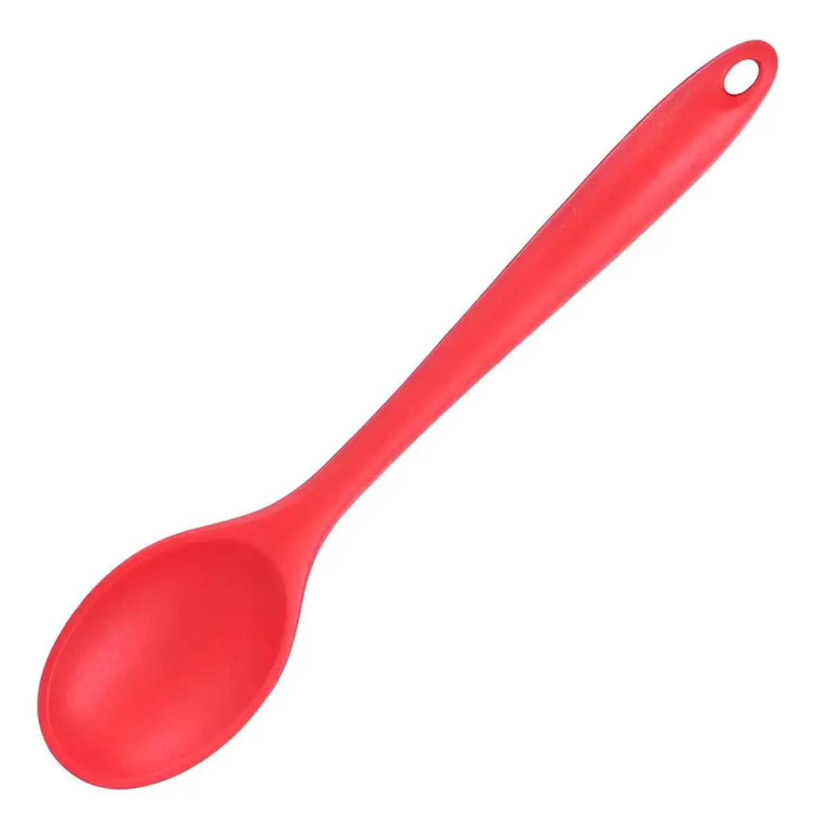Colher Silicone Grande Cor Vermelha 27cm