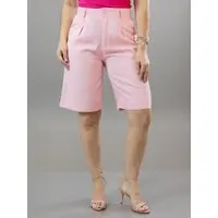 Bermuda Jorts Feminino Linho Cores Cintura Alta Anticorpus