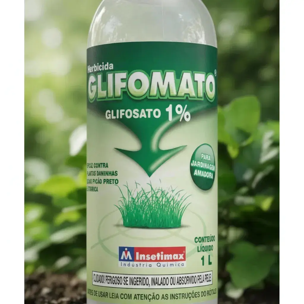Herbicida Mata Mato Glifosato 1% Líquido 1L - Glifomato Insetimax thumbnail 5