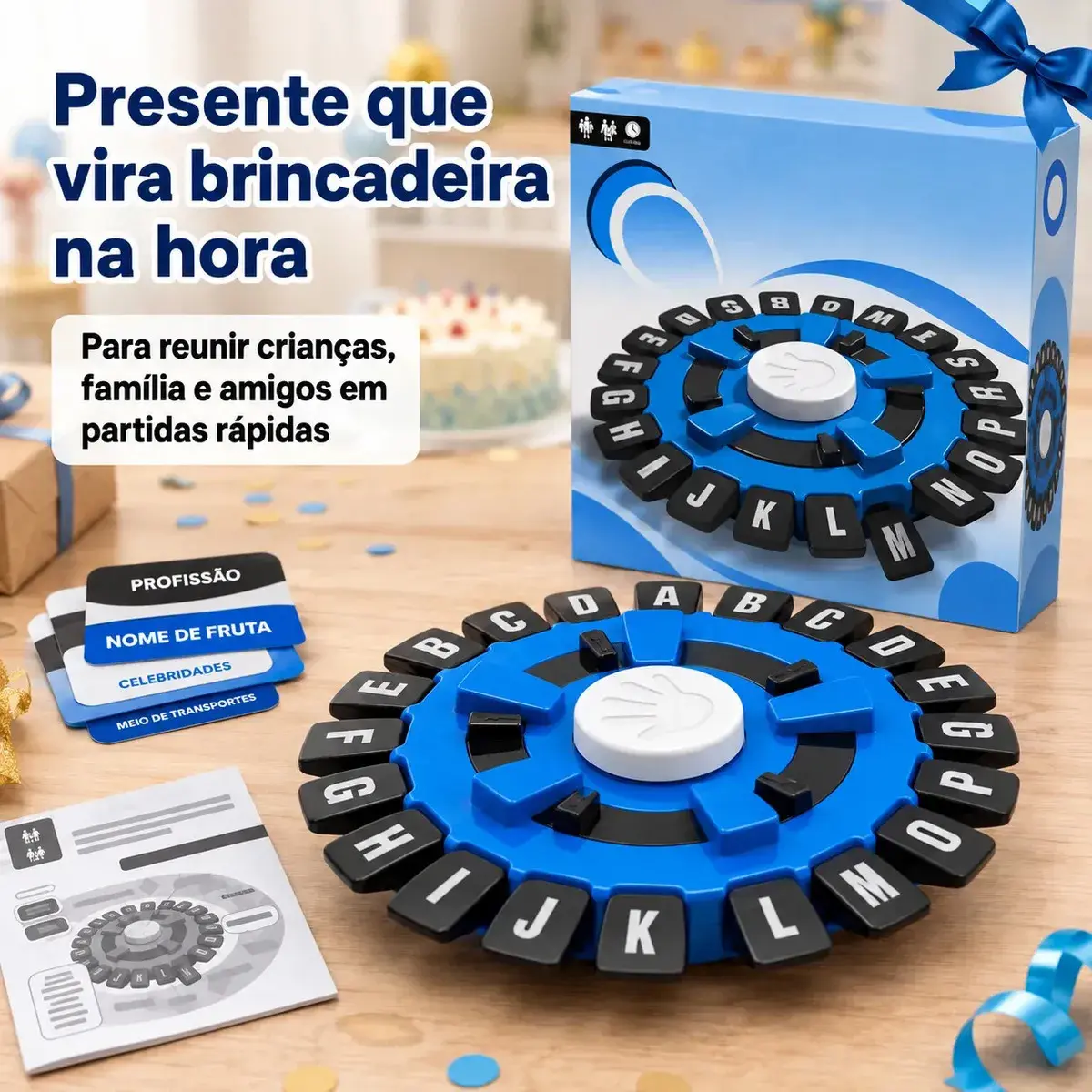 Jogo Tapple Português Relé Letras Brinquedo Educativo Pedagógico Familiar thumbnail 6