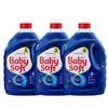 Kit 3 Lava Roupas Liquido Baby Soft Max Performance - Azul 3L - 1