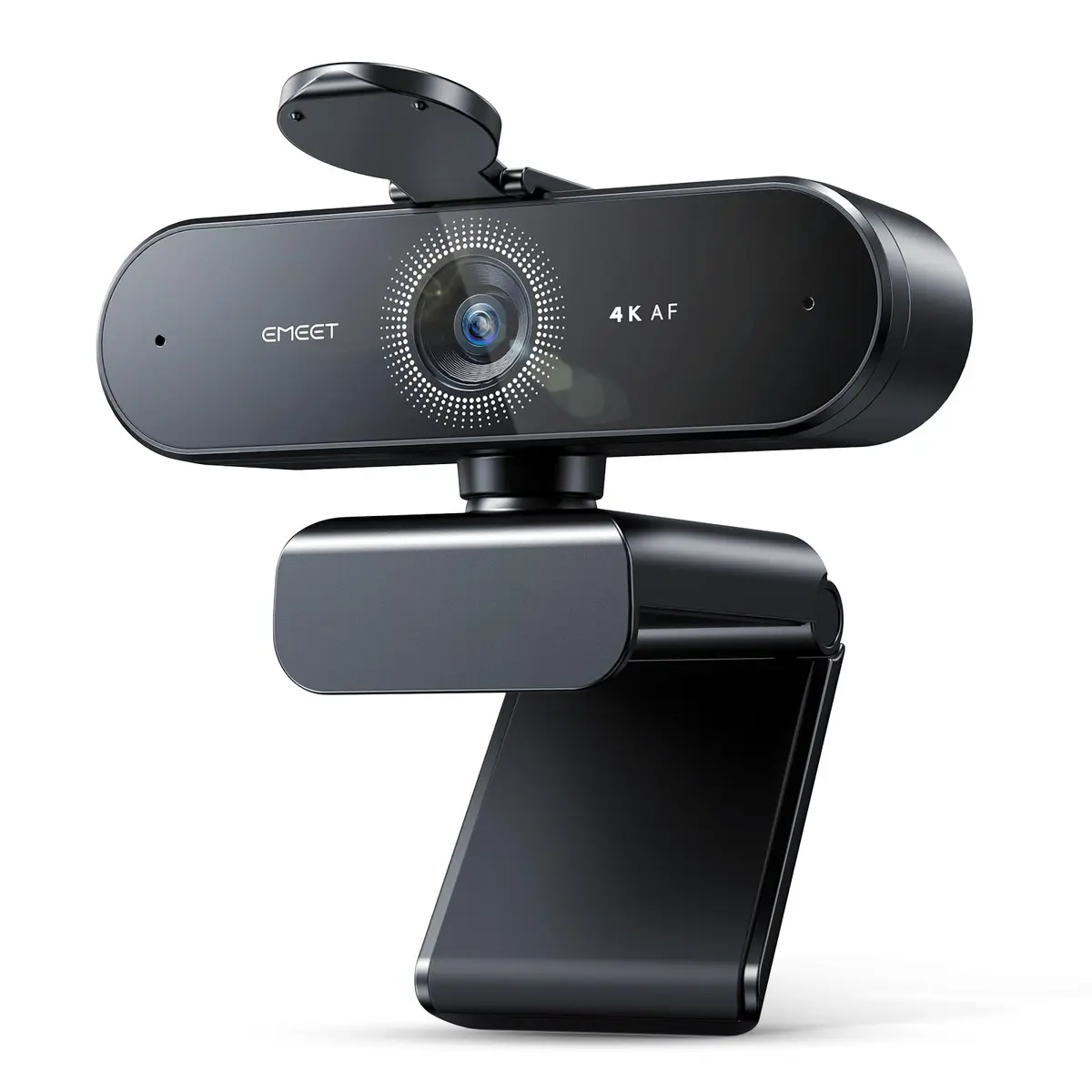 EMEET Webcam NOVA 4K para PC - Ultra 4K HD, foco automático PDAF, microfones omnidirecionais duplos, FOV de 73°, correção automática de luz, USB-A, capa de privacidade, ideal para reuniões de negócios