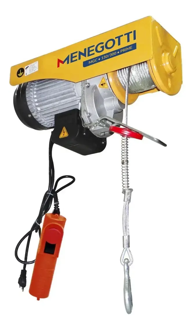 Guincho Talha Coluna Prime S/ Balde Mgc 150/300kg Menegotti - 1