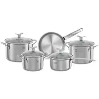 Jogo de Panelas Electrolux Inox com 5 Peças Design com Fundo Triplo