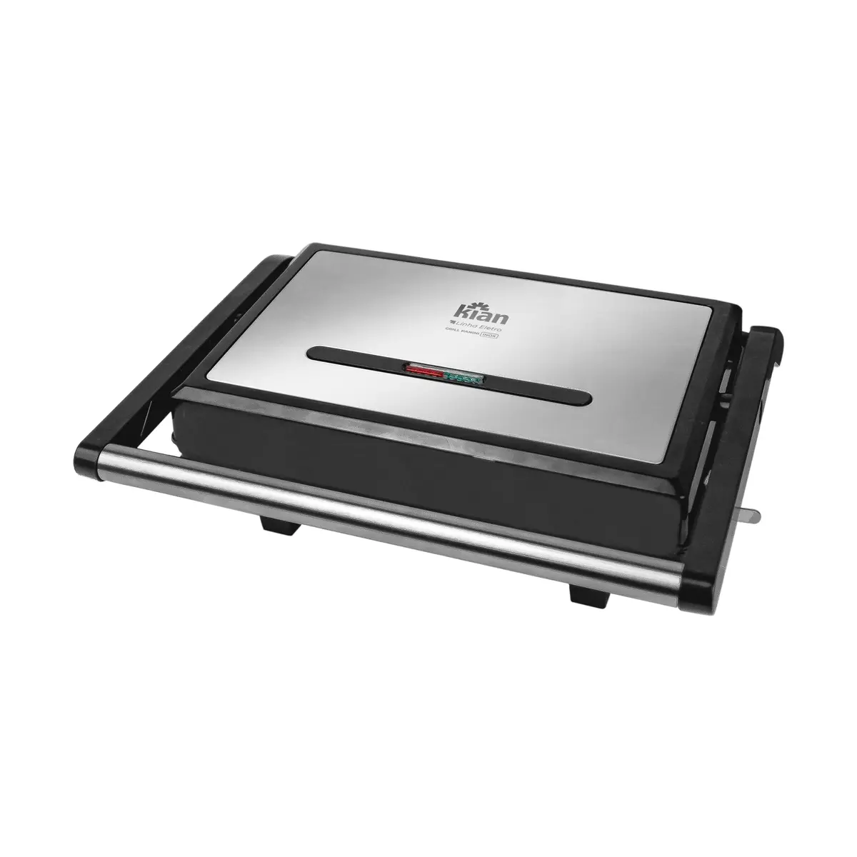 Grill Panini Inox 220V 1200W Preto Kian