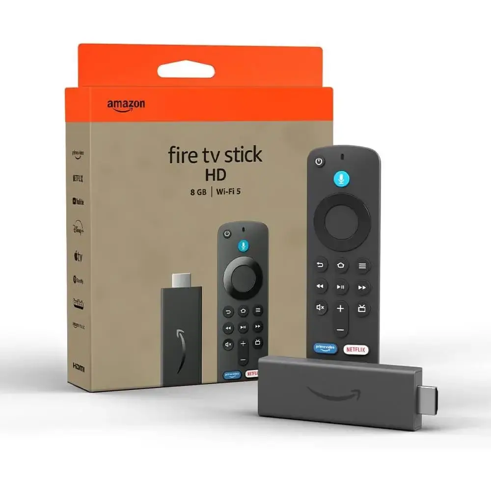 Amazon Fire TV Stick HD – Streaming em Full HD com Dolby Vision, HDR10+, Dolby Atmos, Wi-Fi 6, controlo de voz Alexa e comando FireOS incluído