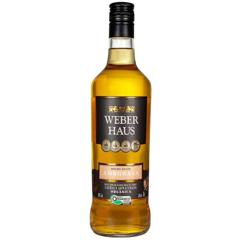 Cachaça Envelh Weber Haus Amburana 700 Ml Organica