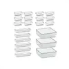 Kit 21 Gavetas Organizadoras Modulares Acrílico - 1