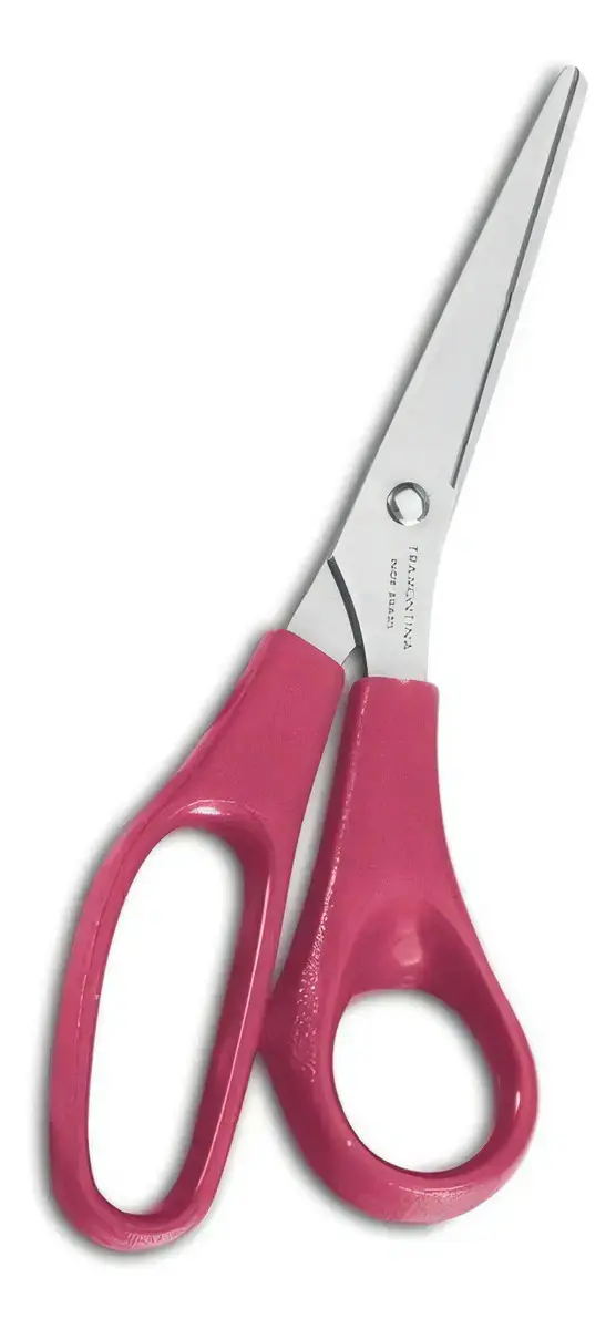 Tesoura Uso Geral Aço Inox 7 Polegadas Supercort Tramontina Cor Vermelho