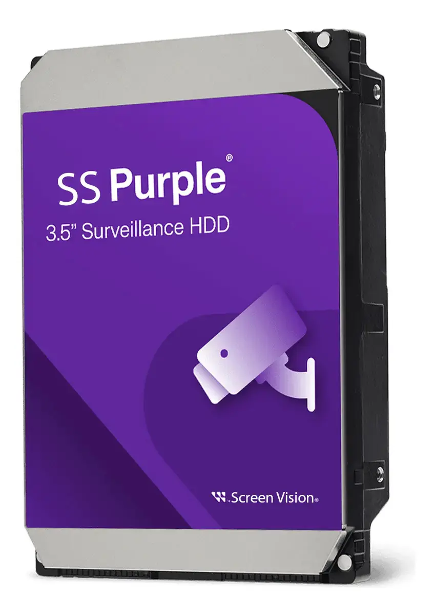 Disco Rígido Interno Hd 500gb Purple Para Dvr Intelbras Roxo Púrpura Screen Vision - 1