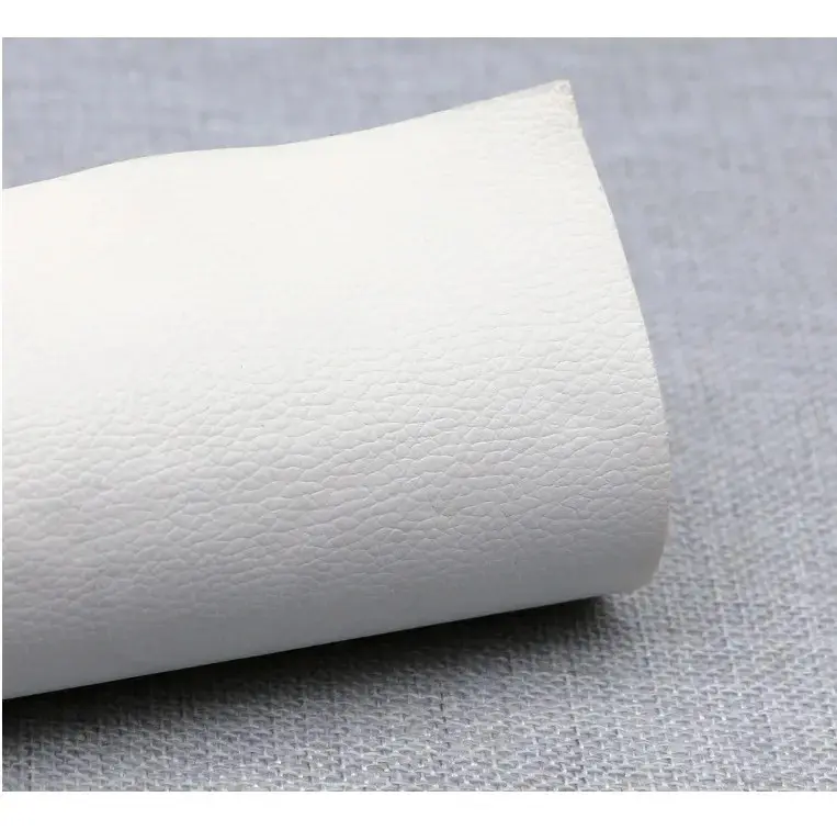 Gel Leather Corino Courino Tecido Branco Colante Sintético 120x50cm - 1