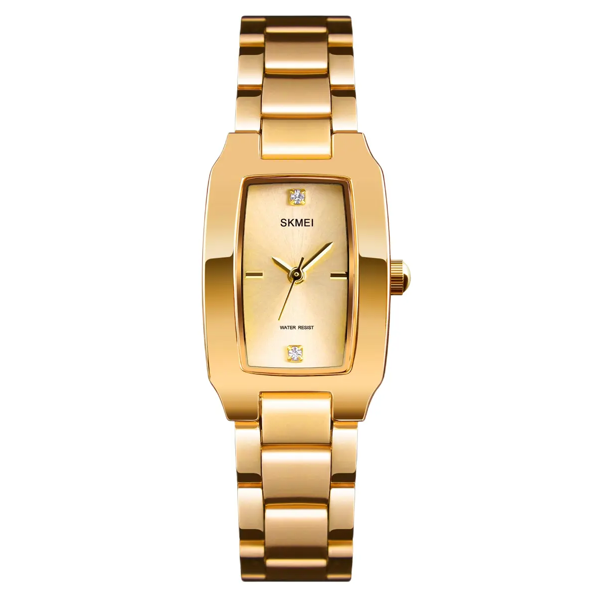 Relógio Feminino Analógico Elegante à Prova d’Água em Aço Inoxidável, Relógio de Pulso Feminino Fashion 1400