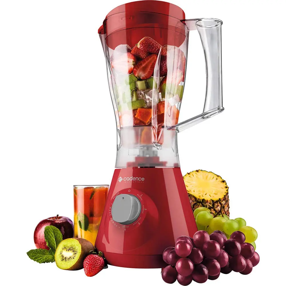 Liquidificador Colors Evolution,Vermelho, 110v, Cadence - 1