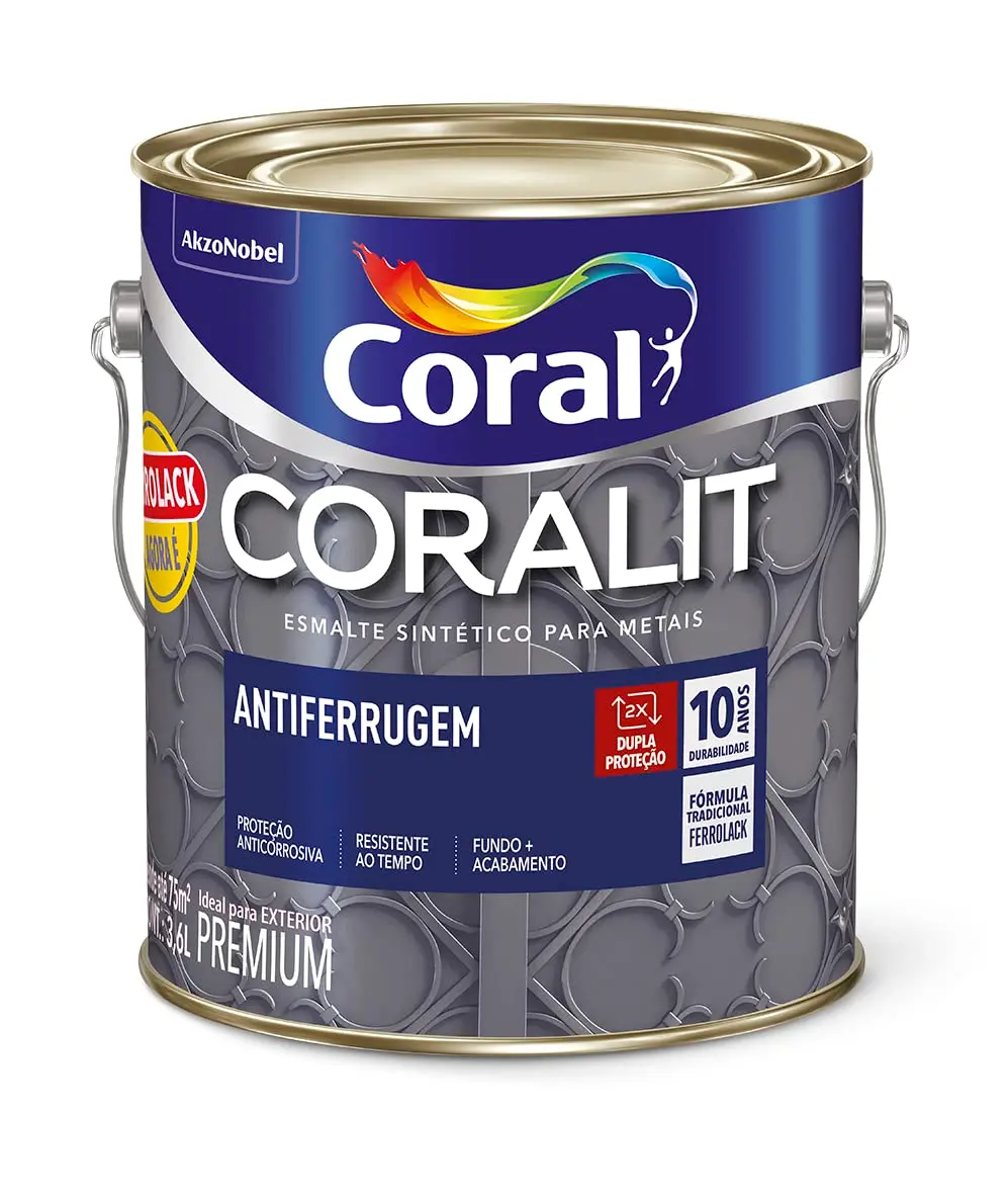 CORALIT ANTIFERRUGEM AZUL DEL REY 3,6L - CORAL - 1