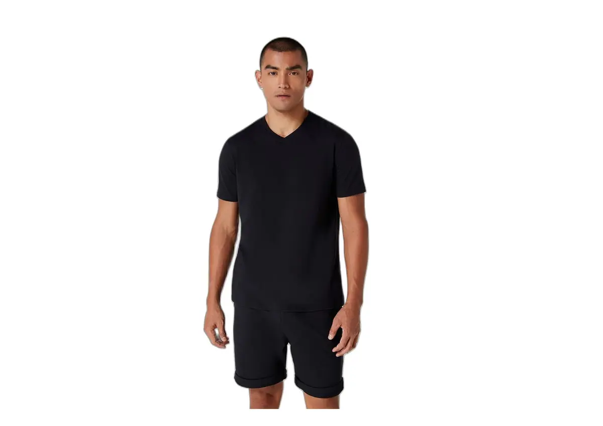Camiseta MM Regular gola V Hering Masculino - 1