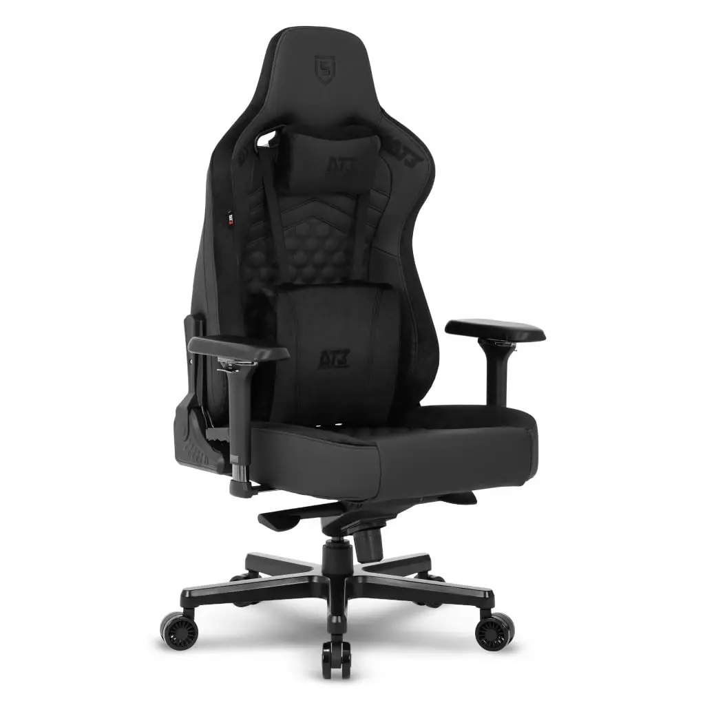 Cadeira de Escritório e Gamer DT3 Rhino, ergonomica e confortável revestimento DT3 Everpro™, Espuma injetada, estrutura reforçada em aço tubular, braços 4D+, Certificada NR-17. (Black) - 1