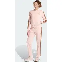 Agasalho Adidas ESS 3 Stripes TS Feminino Rosa - 1