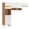 Cozinha compacta dama 6 pt 1 gv amendola e branco - 1