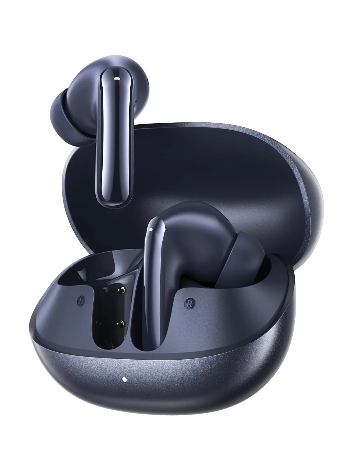Fones de Ouvido Sem Fio QCY MeloBuds N20, Fone Cancelamento de Ruído Ativo, 6 Microfones ENC para Chamadas Nítidas, 40h de Bateria, Conexão Dupla e Bluetooth 6.0 de Baixa Latência, Azul