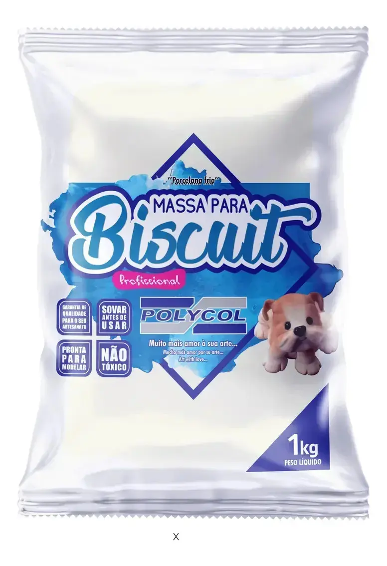 Polycol Massa De Biscuit Natural 1 Kg