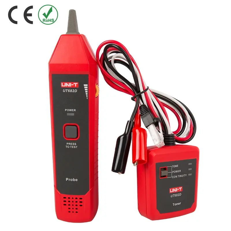 UNI-T-UT682 Series Wire Tracker, Sonda Toner, Linha Telefônica Cabo de Rede, Ethernet LAN Tester, Calibração Detector, Linha Finder - 1