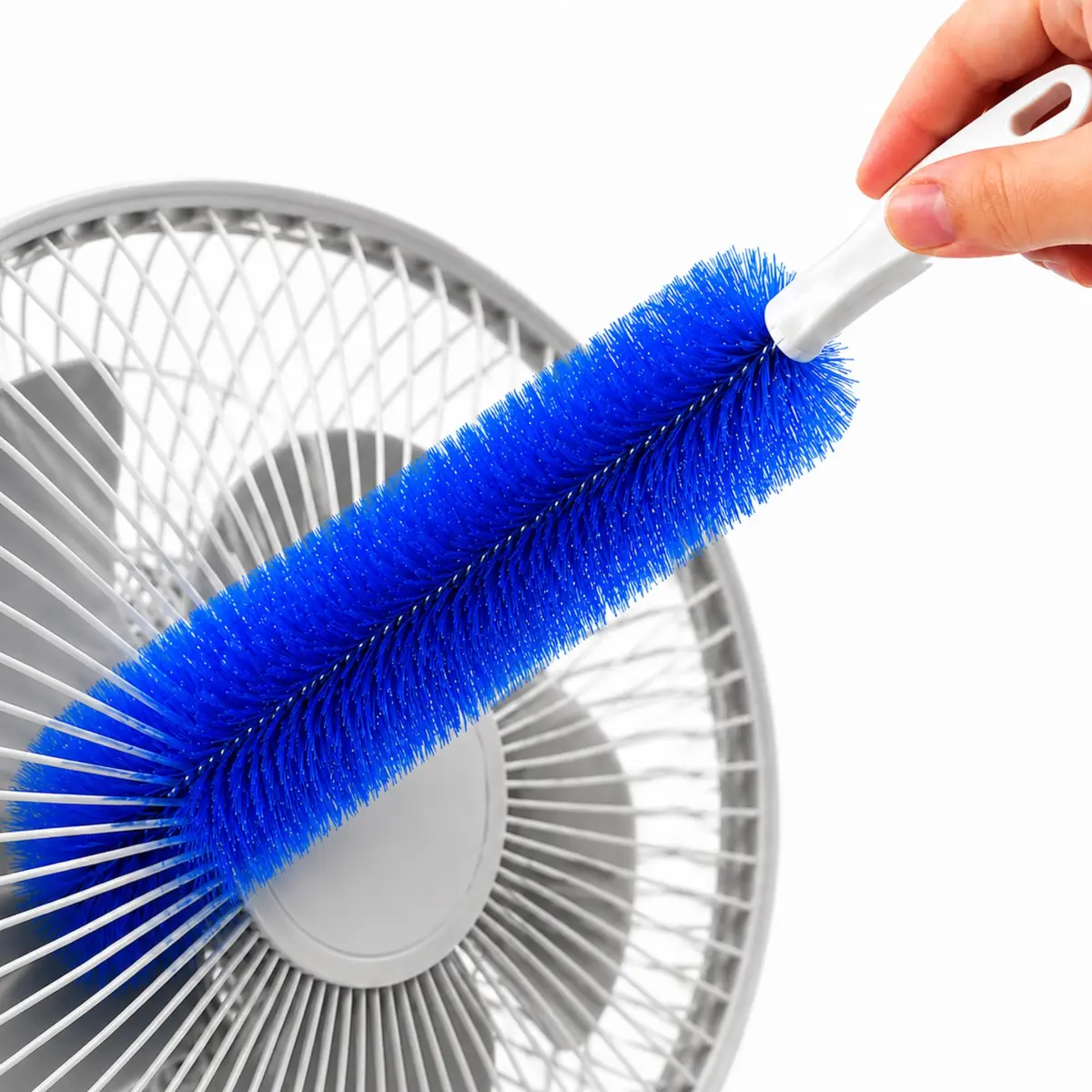 Escova Limpador de Ventilador Flexível 41 cm sem Desmontar Gancho IstoSim | Cerdas densas e flexíveis para pás, grades, persianas, ar-condicionado e áreas com poeira