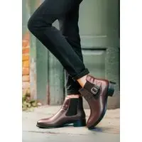 Bota Cano Curto Feminina Clube do Sapato de Franca Peccato DFT 7391 Premium Marrom
