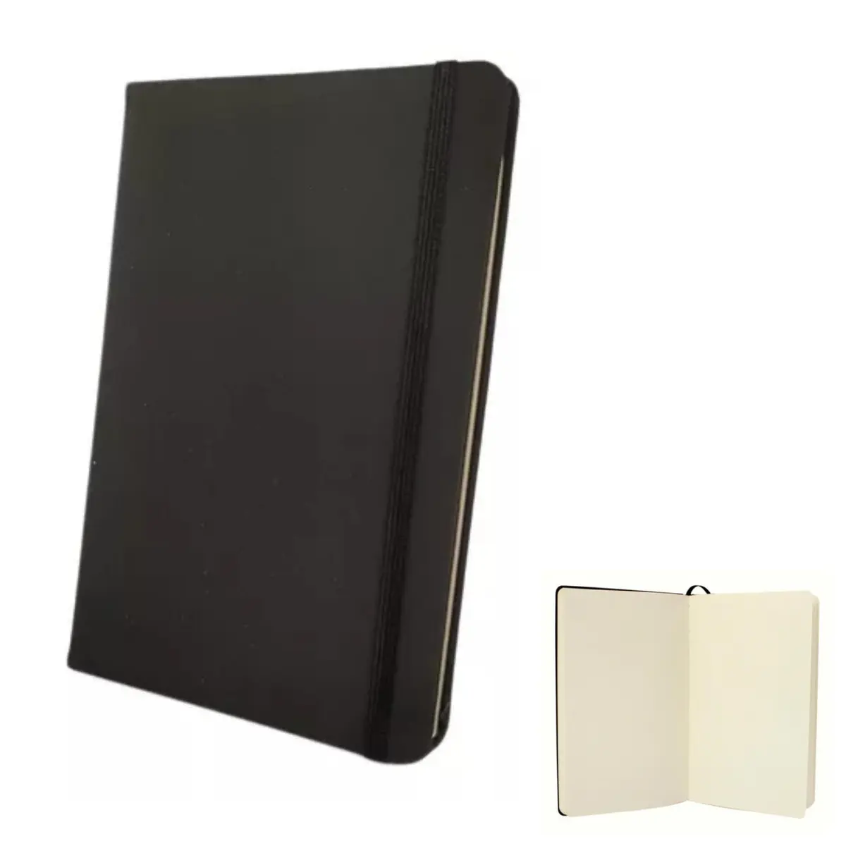 Caderno Desenho A5 Capa Dura Sem Pauta Sketchbook Grande 14x21 80 Folhas - 1