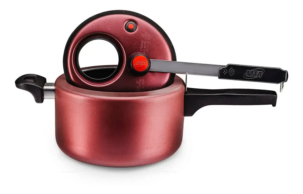 Panela de pressão MTA Ollas Presión Fechamento Interno 3L Cereja - 1 unidade - 1