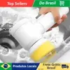 [App+Moedas R$21,32] Escova Elétrica 5 em 1 para Limpeza Multiuso - 1