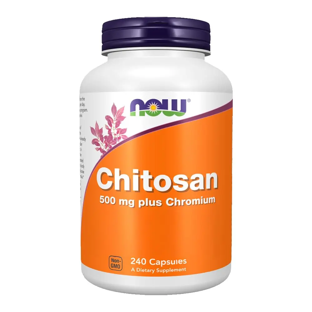 Quitosana 500mg Now Foods 240 Cápsulas Importado - 1